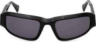 AllSaints Occhiali da sole oversize - Nero