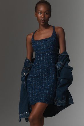 endless rose Tweed Sleeveless Mini Dress