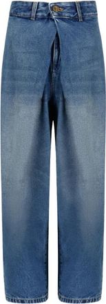 Balmain Rechte Jeans - Dames - Regular Fit Jeans - Blauw - 2XS - Katoen - Jeans