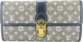 Louis Vuitton Monogram Idylle Ancre Navy Monogram Idylle Long Wallet (Bi-Fold) (Pre-Owned)