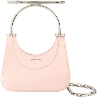 Alexander McQueen Leather handbags - Dames - Handtassen - Roze - ONE Size - Leer - Tassen