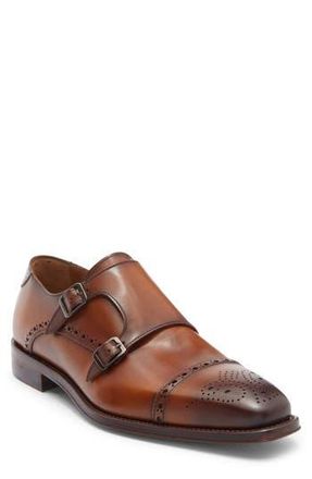 Antonio Maurizi Double Monk Strap Shoe in Tan at Nordstrom Rack, Size 13Us / 46Eu