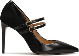 Kazar Zwarte Mary Jane pumps. Dit product valt groot uit. - Dames - Pumps - Zwart - 39 EU - Leer - Schoenen