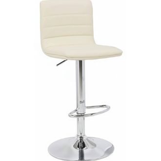 Netfurniture amazon padded cream kitchen bar stool