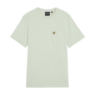 Lyle & Scott T-Shirts, male, Green, Size: S SS T-Shirts Pocket T-Shirt