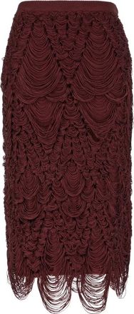 Ferragamo Mujer, Faldas, Rojo, Talla: M