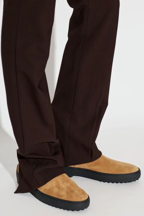 Tod's Suede Ankle Boots, Womens, Brown