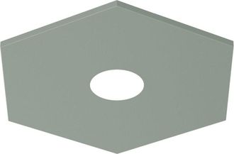 Lumicom Lumicom - River Hex 1x Plaf&oacute;n Monocolor Mate