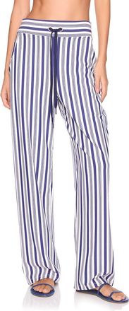 Susana Monaco Stripe Wide Leg Pants in Night Life at Nordstrom, Size X-Small