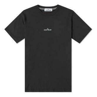 Stone Island Tricromia Three Print T-shirt Black 76152NS94-V0029