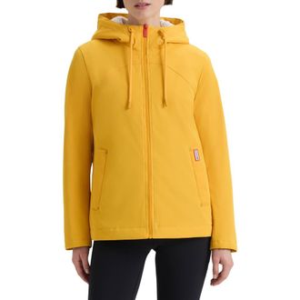 Hunter Blake Short Waterproof Rain Jacket in Yellow at Nordstrom Rack, Size Large