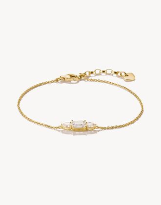 Thomas Sabo Bracciale tonalit&agrave; oro giallo e bianco