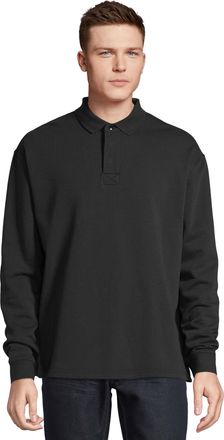 SOLS Unisex Heritage Polo Neck Sweatshirt voor volwassenen (Zwart)