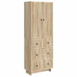 vidaXL Juego De Armarios 2 Uds. Madera De Ingenier&iacute;a Vidaxl