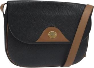 Dior Pre-owned Cross Body Bags, female, Black, Size: ONE SIZE Pre-owned Vintage Shoulder Bag