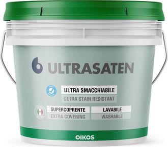 Oikos Smalto murale ultra smacchiabile Oikos Ultrasaten satinato lt. 10 CC Soft/Medium