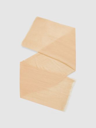 Reiss Neutral -linen Scarf With Silk