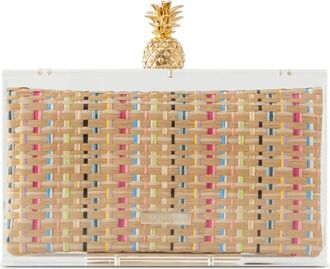 Aquazzura Mustique clutch - Beige