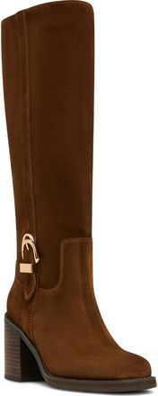 Blondo Nicky Waterproof Knee High Boot in Chocolate Suede at Nordstrom, Size 5.5