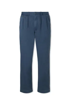 Polo Ralph Lauren Straight-Leg Cotton-Twill Trousers