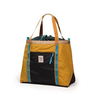 Topo Designs Mountain Utility Tote in Mustard/forest at Nordstrom