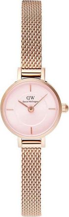 Daniel Wellington Womens DW00100743 Ladies Petite Mini Melrose Rose Gold 19mm Watch - One Size