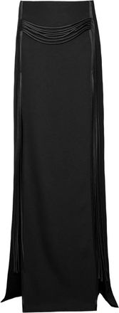 RXQUETTE Gonna lunga Arhi drappeggiata - Nero