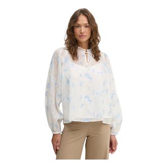 Mos Mosh MOS Mosh, Dames, Blouses & Shirts, Wit, Maat: M Poliester