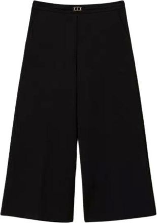 Twinset Dames, Korte broeken, Zwart, Maat: XS Viscose