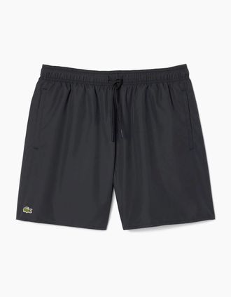Lacoste Mens Lacoste MH9088 Mid Length Swim Shorts - Black - Size: 32/33/32