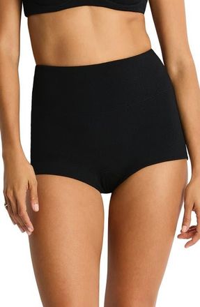 Sea Level Australia Surf Swim Shorts in Black at Nordstrom, Size 10 Us
