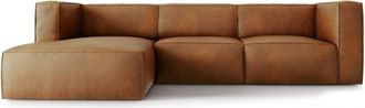 CXL by Christian Lacroix 5-Sitzer Designer Leder-Ecksofa Muse - Marron