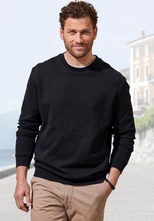 John Devin Sweatshirt JOHN DEVIN, Damen, Gr. XXL (60/62), schwarz, Obermaterial: 83% Baumwolle, 16% Polyester, 1% Elasthan, unifarben, regular fit, Rundhals, ang
