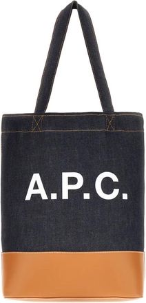 A.P.C. Schoudertassen - Dames - Shoppers - Blauw - ONE Size - Katoen - Tassen