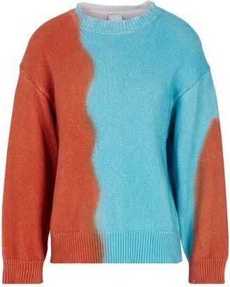 8 by YOOX ORGANIC COTTON PRINTED CREWNECK SWEATER