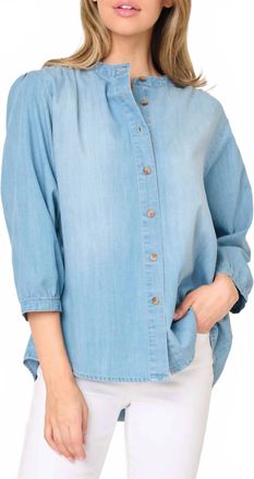 Sanctuary Femme Shirt In Bit Of Blue Wash