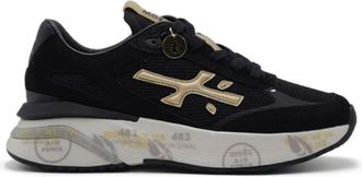 Premiata Zwarte Su&egrave;de Sneakers - Dames - Sneakers - Zwart - 41 EU - Su&egrave;de - Schoenen