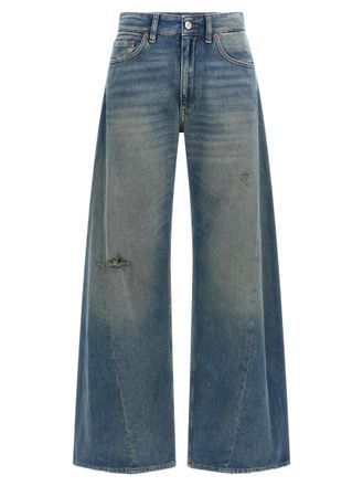 Maison Margiela Blue Wide leg jeans