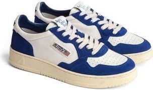 Autry Open Low Top Sneaker in Leather Academy Blue at Nordstrom Rack, Size 11Us / 41Eu