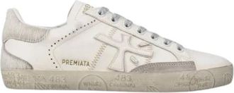 Premiata Stevend 7608 Sneakers - Dames - Sneakers - Wit - 37 EU - Leer - Schoenen