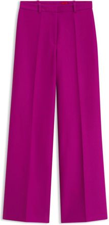 HUGO BOSS Regular-fit pants with wide leg