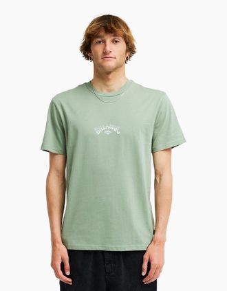 Billabong Mens Billabong Mens Arch Diamond Short Sleeve T-Shirt - Green - Size: 42