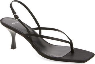 Mango Ross Sandal in Black at Nordstrom, Size 9.5Us