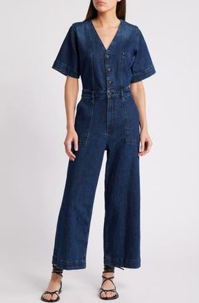 Rails Palisades Denim Utility Jumpsuit in Blue Moon at Nordstrom Rack, Size X-Small