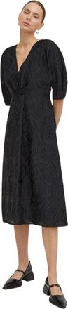 Day Birger Et Mikkelsen Midi Jurken - Dames - Casual kleedjes - Zwart - S - Kleedjes