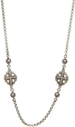 Konstantino Aspasia Silver & 18K Toggle Necklace