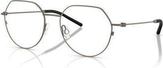 Moncler 52mm Irregular optical glasses in Grey at Nordstrom