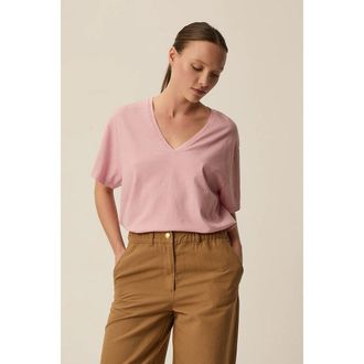 des petit hauts T-shirt met korte mouwen en V-hals, ZAE