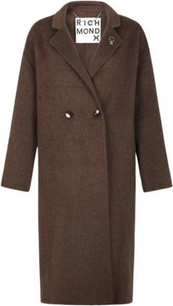 John Richmond Uwa 26260Cp - Dames - Mantel - Bruin - XS - Jassen