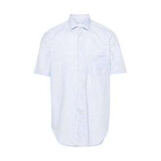 Xacus Overhemden, Heren, Blauw, 3Xl, Gestreept Blauw Overhemd